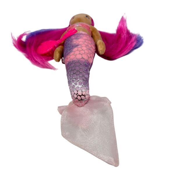 NOLA the Plush PURPLE MERMAID 13" Stuffed Doll by Douglas Cuddle Toys #1691 - Picture 8 of 8